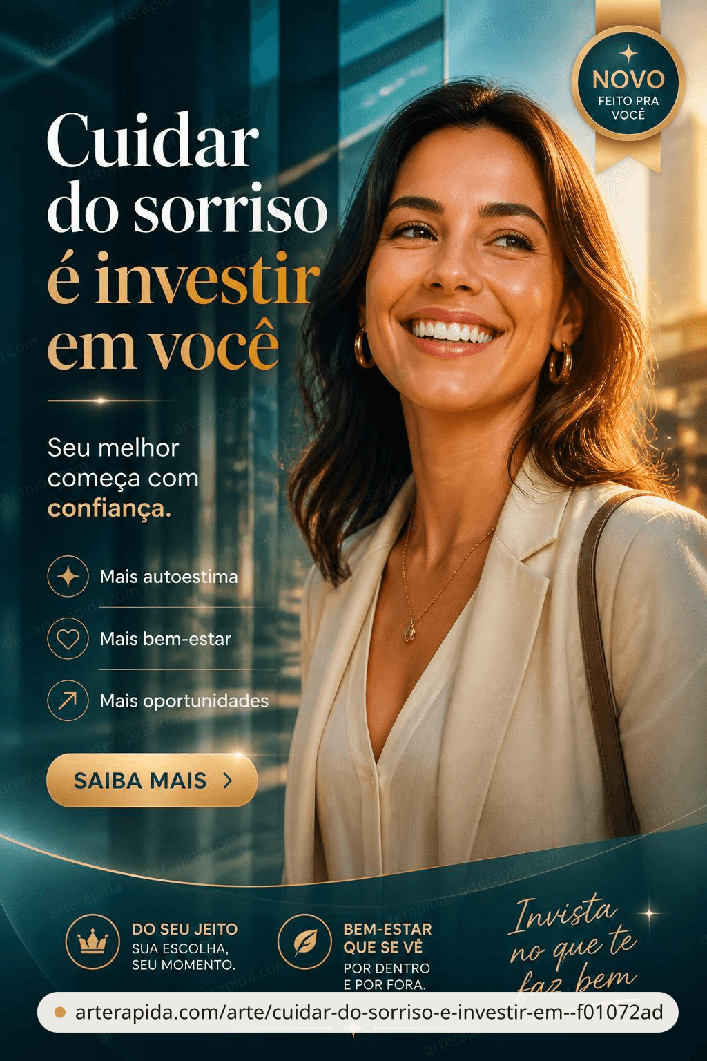 Cuidar do sorriso é investir em você